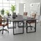 Flash Furniture Redmond 60x30 Conf Tbl w/1in. Thick Dbl Sided Laminate Tbl Top w/PVC and U-Frame Steel Bse, Gry Oak MT-M6030-LTGRY-UBF-GG - alternate 9